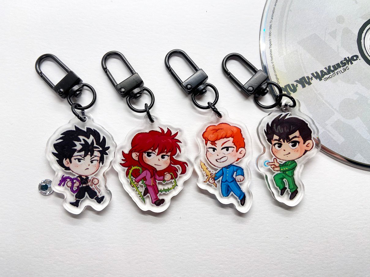 Yu Yu Hakusho Linking Acrylic Charms | GhostiestGhost